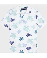 Vilebrequin - Cotton Pique Polo Ronde Des Tortues Multicolores - Lyst