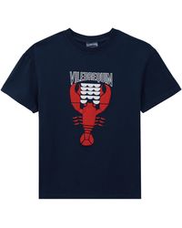 Vilebrequin - Graphic Lobsters T-shirt Aus Bio-baumwolle Für Jungen - Lyst