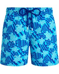 Vilebrequin - Swim Shorts Ronde Des Tortues Logo - Lyst