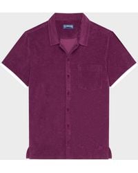 Vilebrequin - Terry Bowling Shirt Solid - Polo - Clarck - Purple - Size S - Lyst