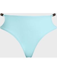 Vilebrequin - High-Waisted Bikini Bottom Pearl Detail Solid - Lyst
