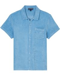 Vilebrequin - Bowling Terry Shirt Solid Mineral Dye - Lyst