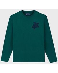 Vilebrequin - Cotton Long Sleeves T-Shirt Embroidered Turtle - Lyst