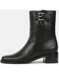 Vince - London Leather Moto Boot - Lyst