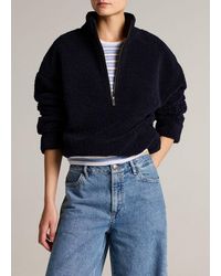 Vince - Sherpa Half-Zip Pullover - Lyst