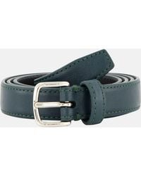 Vince - 20Mm Stitched Leather Belt - Lyst