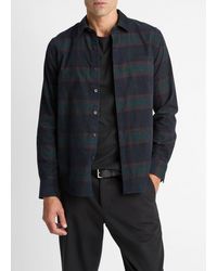 Vince - Holme Plaid Cotton Button-Front Shirt - Lyst