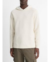 Vince - Variegated Stripe Double-Face Cotton-Blend Hoodie - Lyst