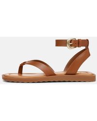Vince - Samuela Leather Lug-sole Sandal, Sequoia Brown, Size 8.5 - Lyst