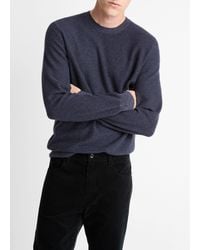Vince - Geo-Jacquard Wool-Blend Crew Neck Sweater - Lyst