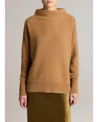 Vince - Plush Cashmere Funnel-Neck Sweater - Lyst
