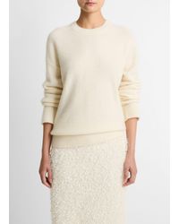 Vince - Plush Cashmere Crew Neck Sweater - Lyst