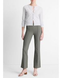 Vince - Mid-Rise Pintuck Crop Flare Pant - Lyst