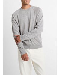 Vince - Featherweight Wool-Cashmere Crew Neck Sweater - Lyst