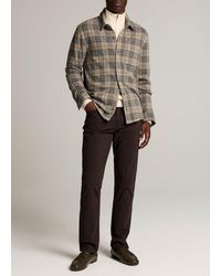 Vince - Dylan Slim 5-Pocket Peached Stretch-Cotton Pant - Lyst