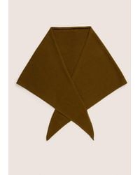 Triangle Multicolour Vince Cashmere Triangle Scarf, Dark Ms | Lyst UK
