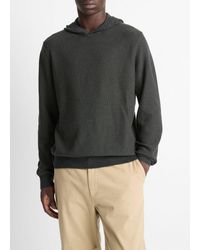 Vince - Geo-Jacquard Wool-Blend Sweater Hoodie - Lyst