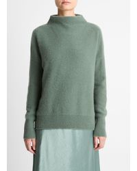 Vince - Plush Cashmere Funnel-Neck Sweater - Lyst
