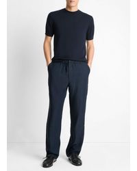 Vince - Louie Relaxed Italian Compact Twill Pant - Lyst