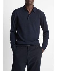Vince - Wool Polo Sweater - Lyst