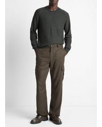 Vince - Louie Relaxed Wool Flannel Cargo Pant - Lyst