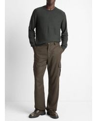 Vince - Louie Relaxed Wool Flannel Cargo Pant - Lyst