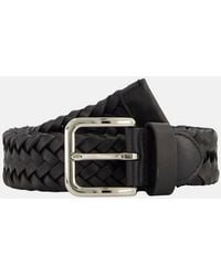 Vince - Alex 35Mm Woven Leather Belt - Lyst