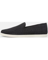 Vince - Sonoma Woven Suede Loafer - Lyst