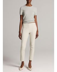 Vince - Stitch Front Seam Ponte Legging - Lyst