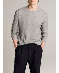 Vince - Space-Dye Cotton-Blend Thermal Long-Sleeve T-Shirt - Lyst