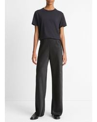 Vince - Pima Cotton Crew Neck T-Shirt - Lyst