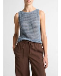 Vince - Italian Cotton-Blend Cord Tank - Lyst