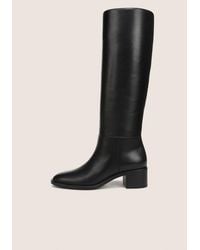 Vince - Pace Leather Wide-Calf Knee Boot - Lyst