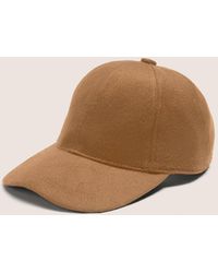 Vince - Leather-Trim Cashmere Baseball Cap - Lyst