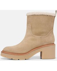 Vince - Redding Suede Lug Boot, Brown, Size 7.5 - Lyst