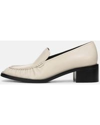Vince - Larose Leather Heeled Loafer - Lyst