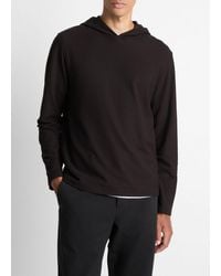 Vince - Pima Cotton Piqué Hoodie - Lyst