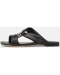 Vince - Vilma Leather Slide Sandal - Lyst