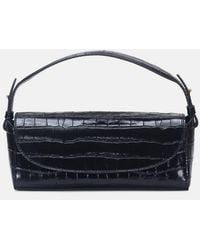 Vince - Sabrina Croc-Embsed Leather Mini Top-Handle Bag - Lyst