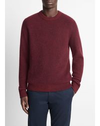 Vince - Plush Cashmere Thermal Crew Neck Sweater - Lyst