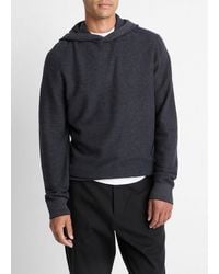Vince - Geo-Jacquard Wool-Blend Sweater Hoodie - Lyst