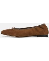 Vince - Darla Suede Ballet Flat - Lyst