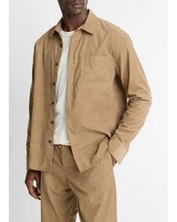 Vince - Italian Cotton Corduroy Button-Front Shirt - Lyst