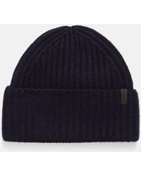 Vince - Plush Cashmere Chunky Knit Hat, Blue - Lyst