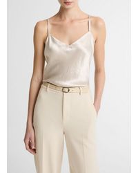 Vince - Satin V-Neck Camisole - Lyst