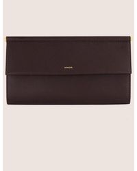 Vince - Isolde Bar Nappa Leather Wallet Clutch - Lyst