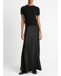 Vince - Wool & Cashmere-Blend Short-Sleeve Sweater - Lyst