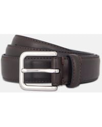 Vince - 30Mm Stitched Leather Belt - Lyst
