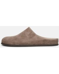 Vince - Leo Suede Clog Mule - Lyst