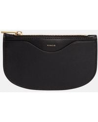 Vince - Demma Nappa Leather Half-Moon Cardholder - Lyst